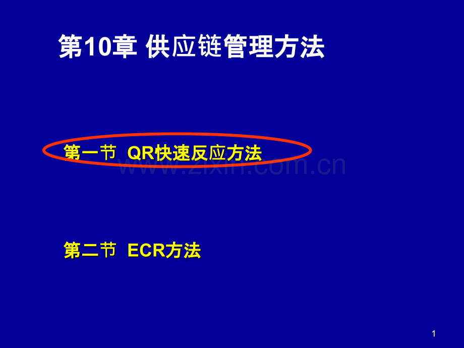 供应链管理的QR-ECR方法(自学).ppt_第1页