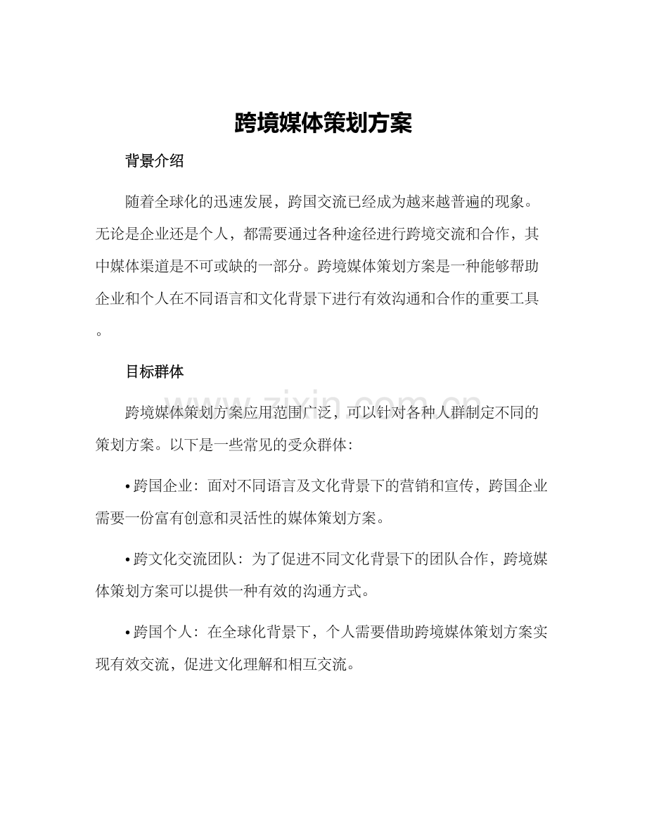 跨境媒体策划方案.docx_第1页