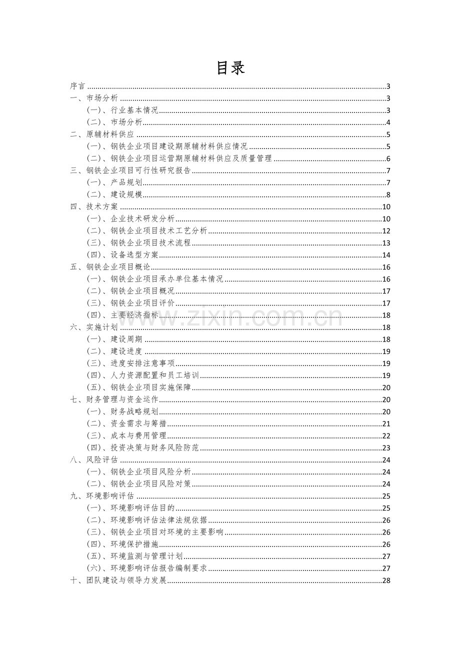 2024年钢铁企业项目投资分析及可行性报告.docx_第2页