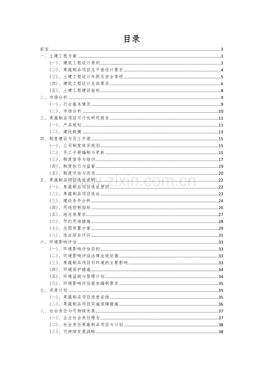 2024年果蔬制品项目可行性分析报告.docx_第2页