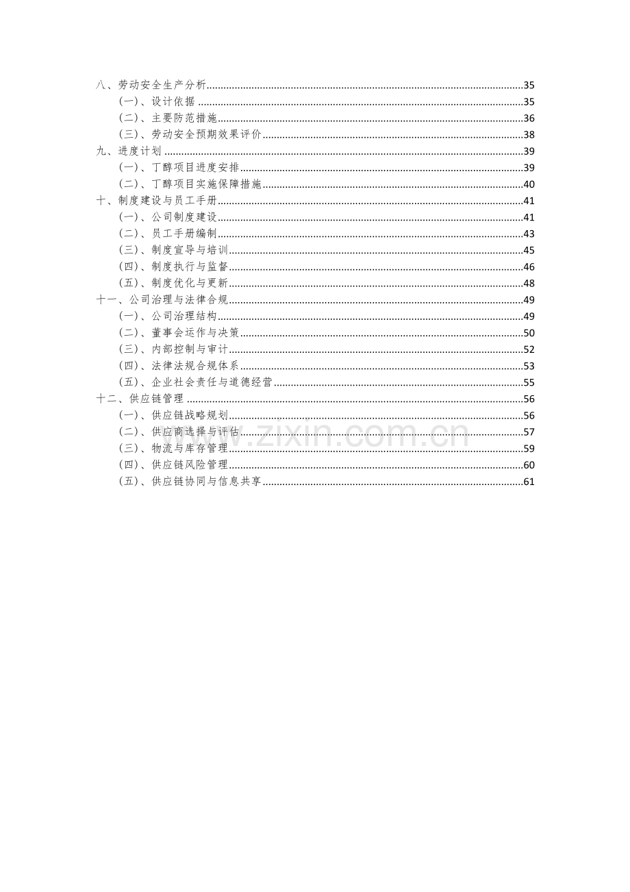 2024年丁醇项目可行性分析报告.docx_第3页