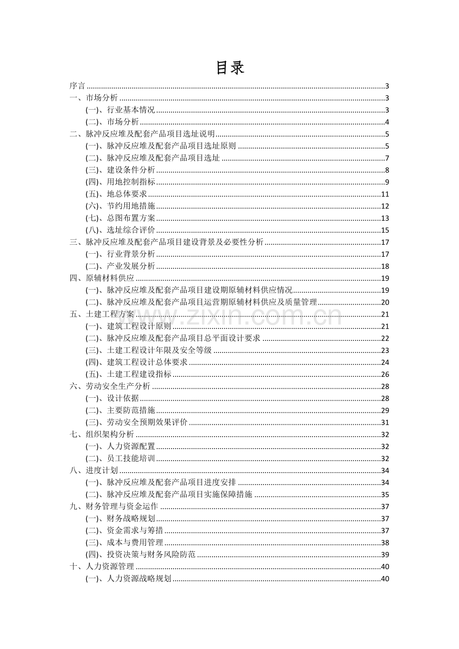 2024年脉冲反应堆及配套产品项目深度研究分析报告.docx_第2页