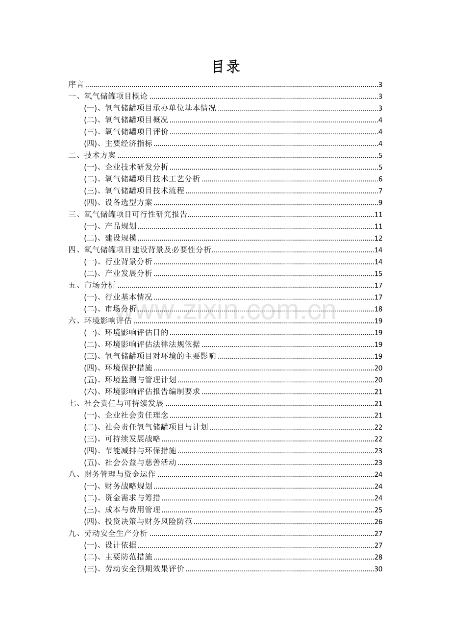 2024年氧气储罐项目可行性分析报告.docx_第2页