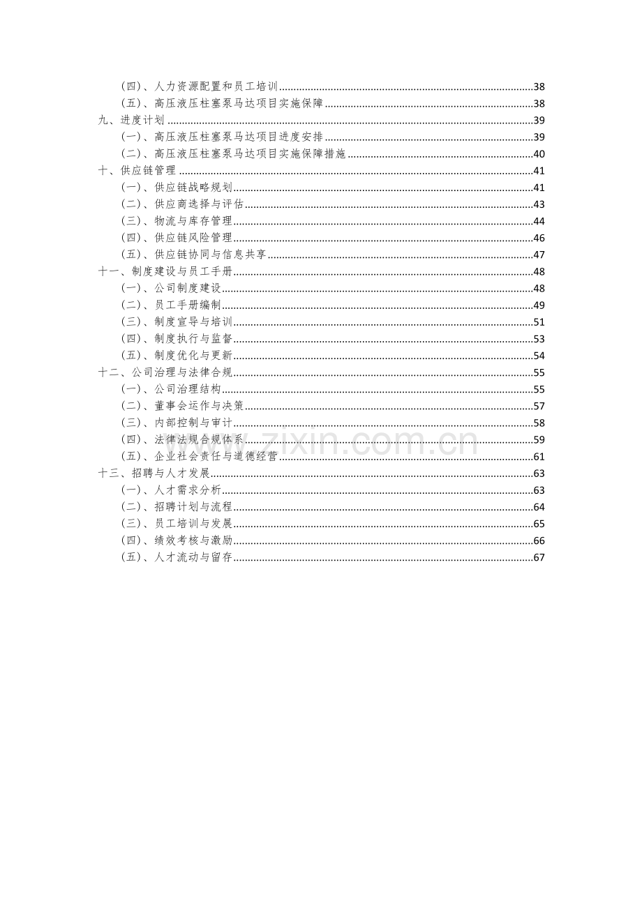 2024年高压液压柱塞泵马达项目投资分析及可行性报告.docx_第3页