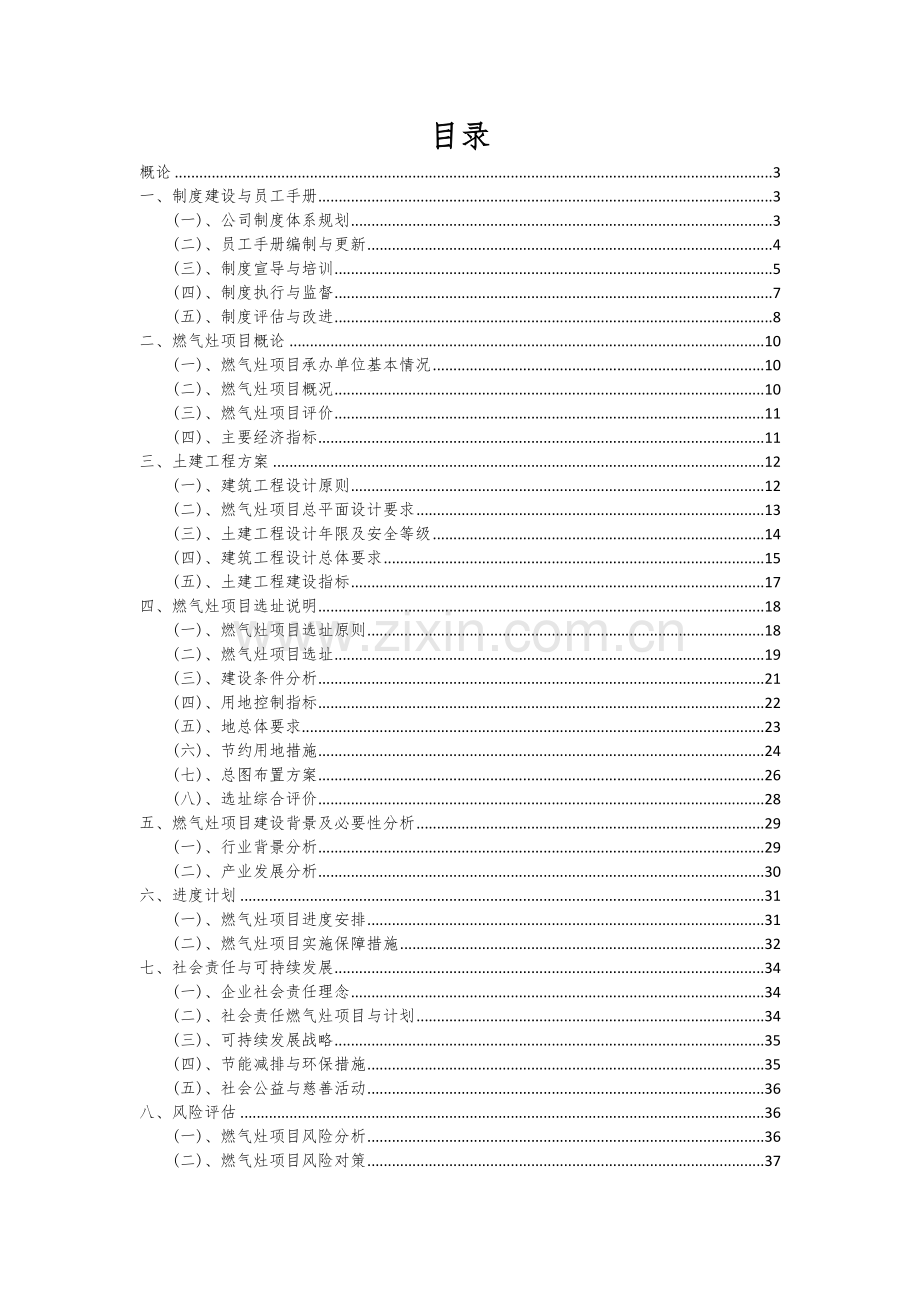 2024年燃气灶项目可行性研究报告.docx_第2页