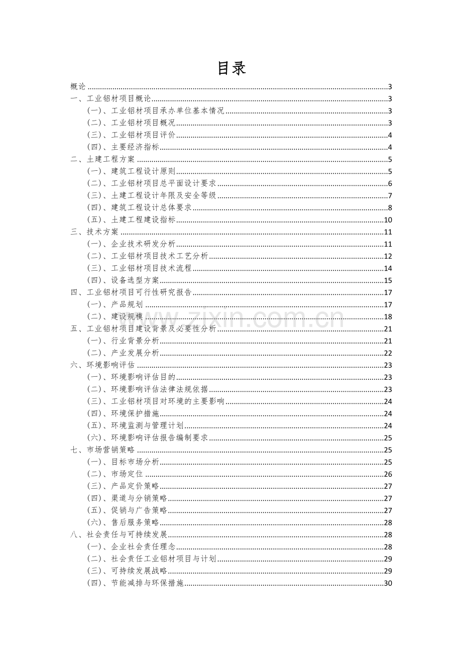 2024年工业铝材项目可行性分析报告.docx_第2页