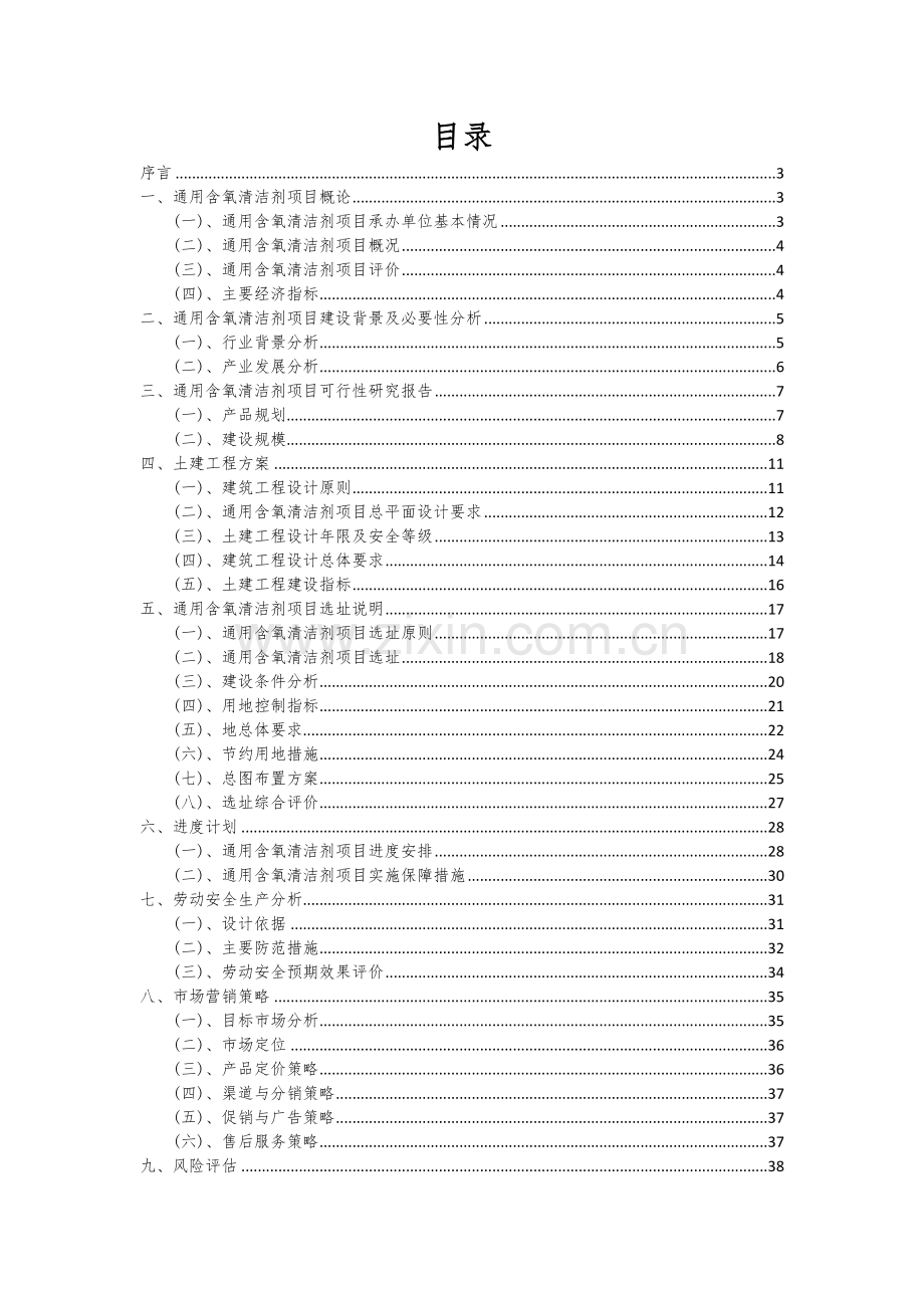 2024年通用含氧清洁剂项目深度研究分析报告.docx_第2页