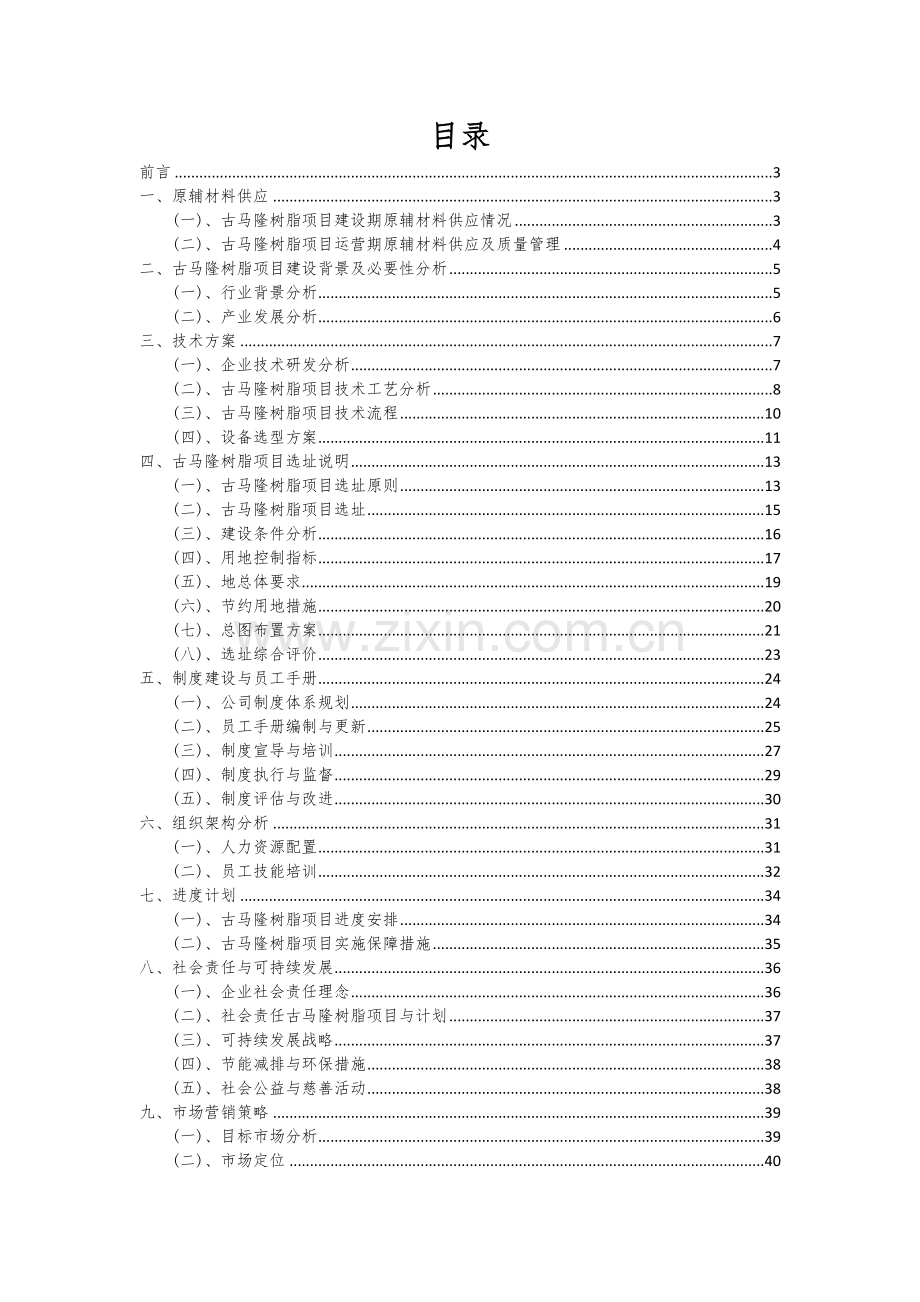 2024年古马隆树脂项目可行性研究报告.docx_第2页