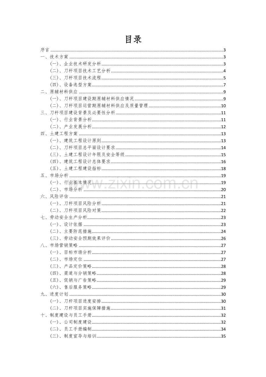 2024年刀杆项目可行性分析报告.docx_第2页