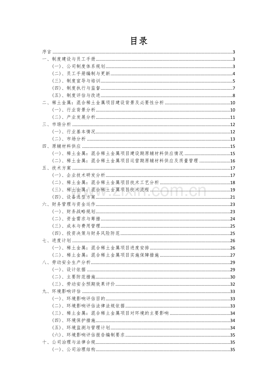 2024年稀土金属：混合稀土金属项目深度研究分析报告.docx_第2页