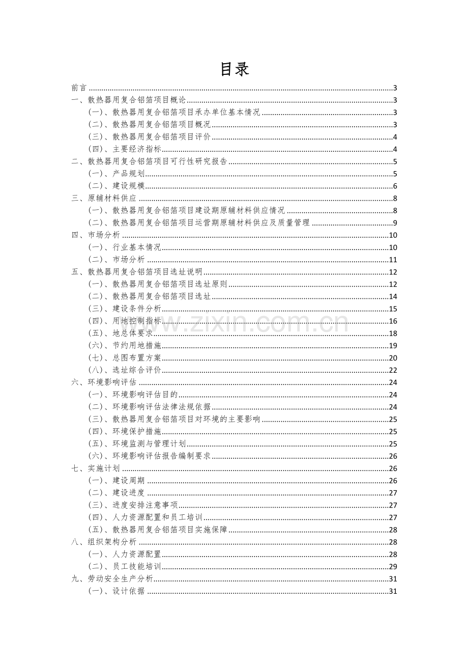 2024年散热器用复合铝箔项目可行性分析报告.docx_第2页