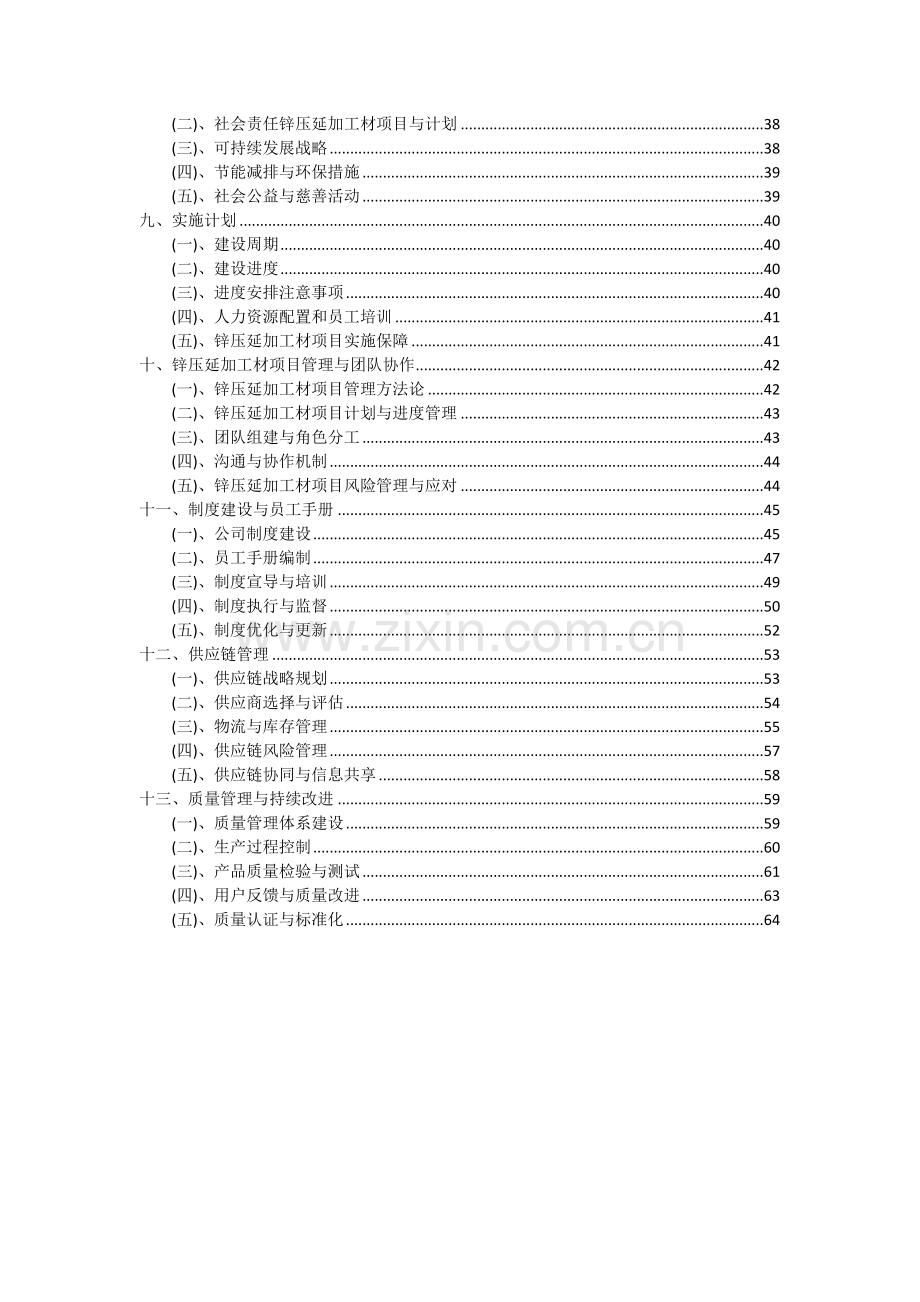 2024年锌压延加工材项目可行性分析报告.docx_第3页