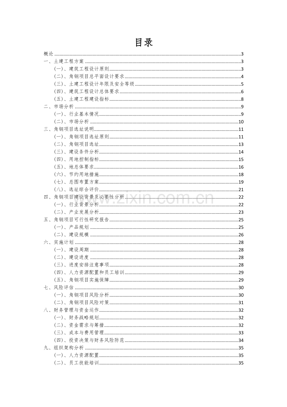 2024年角钢项目可行性研究报告.docx_第2页