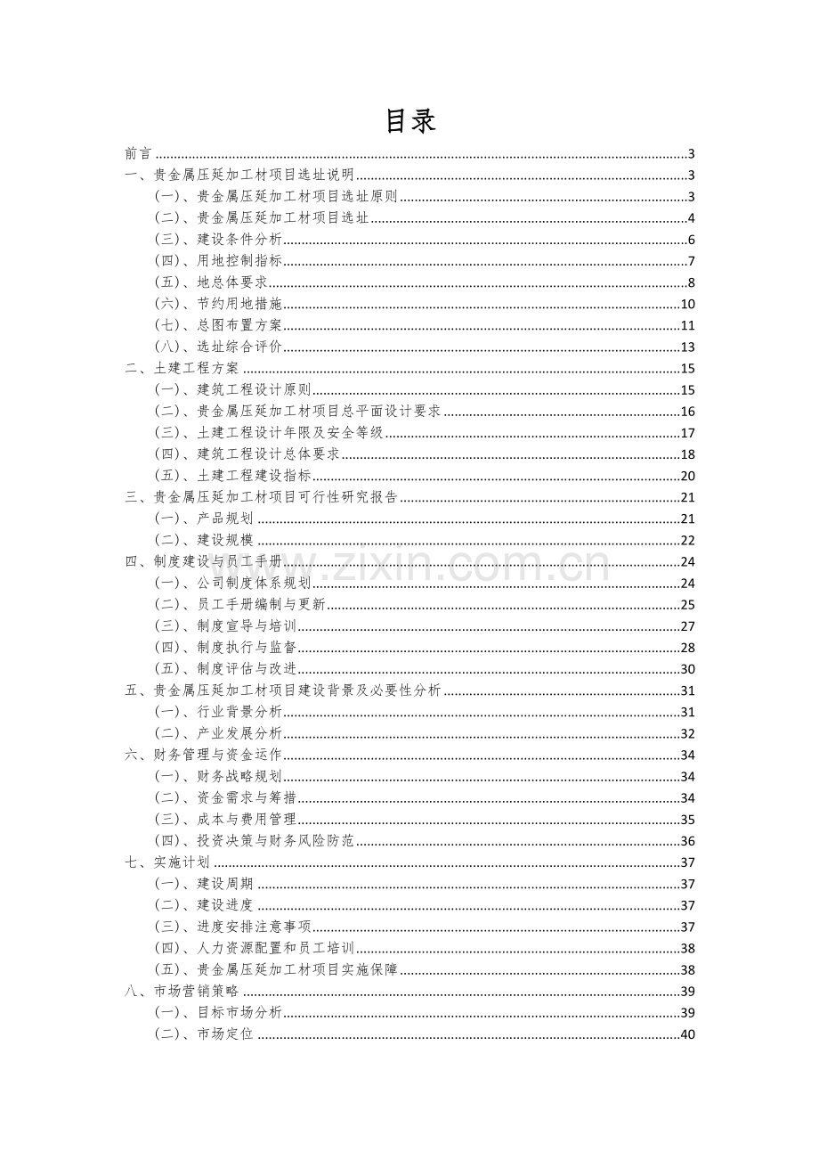 2024年贵金属压延加工材项目可行性分析报告.docx_第2页