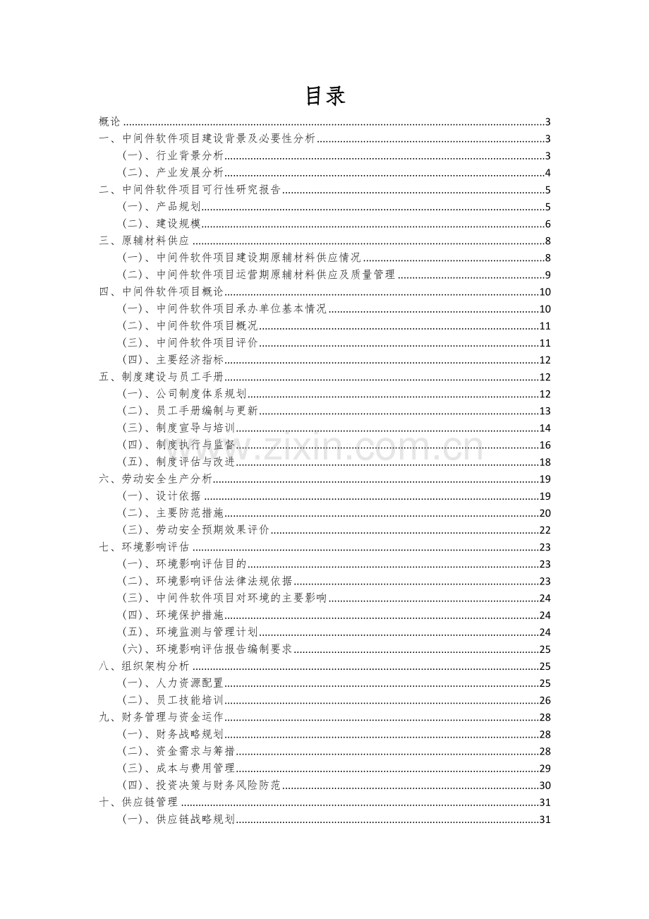 2024年中间件软件项目投资分析及可行性报告.docx_第2页