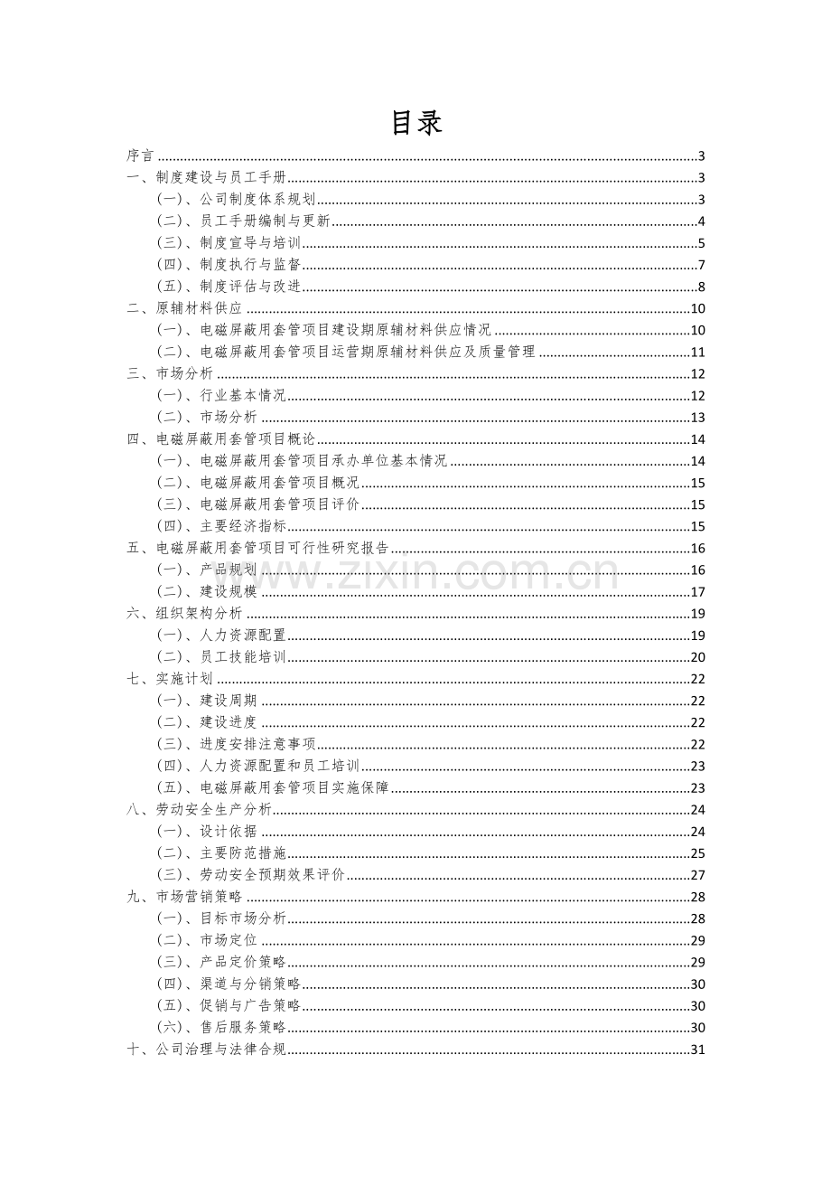 2024年电磁屏蔽用套管项目可行性研究报告.docx_第2页