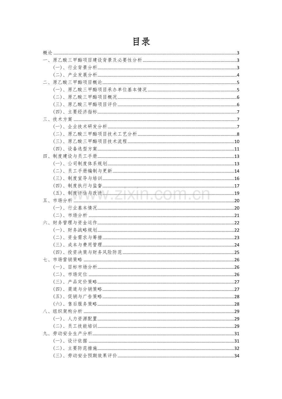 2024年原乙酸三甲酯项目可行性研究报告.docx_第2页