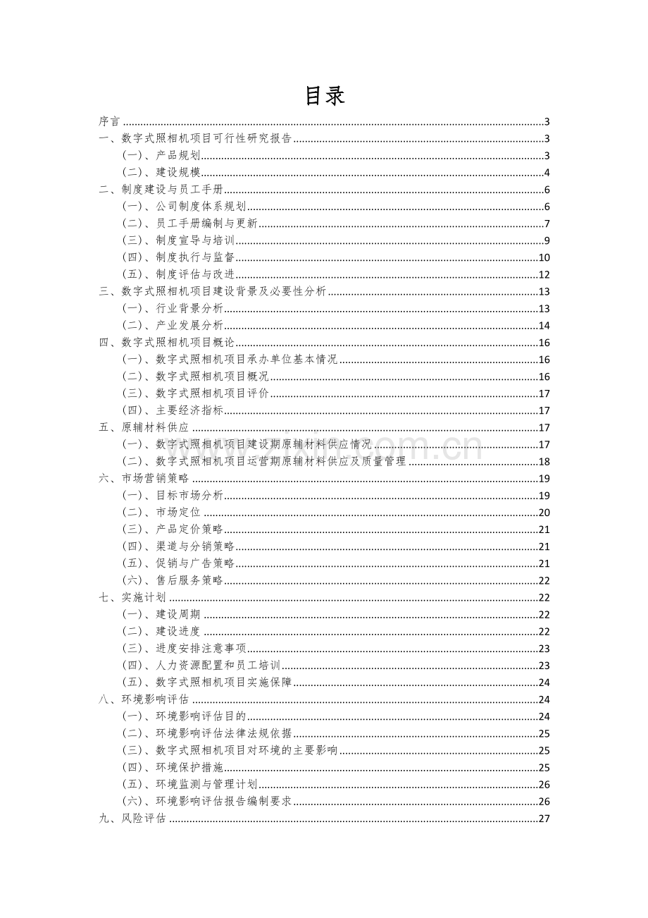 2024年数字式照相机项目可行性分析报告.docx_第2页