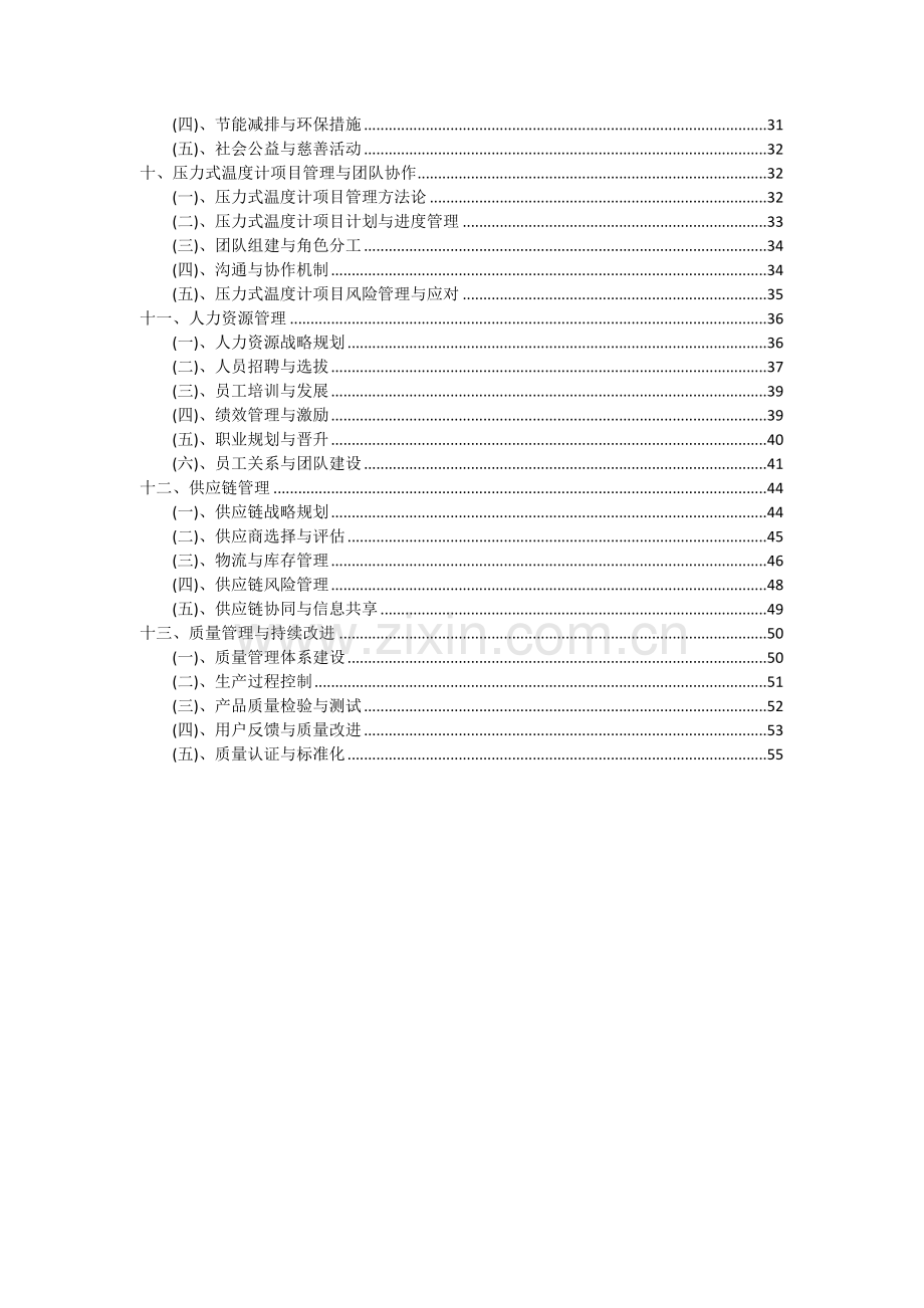 2024年压力式温度计项目可行性分析报告.docx_第3页