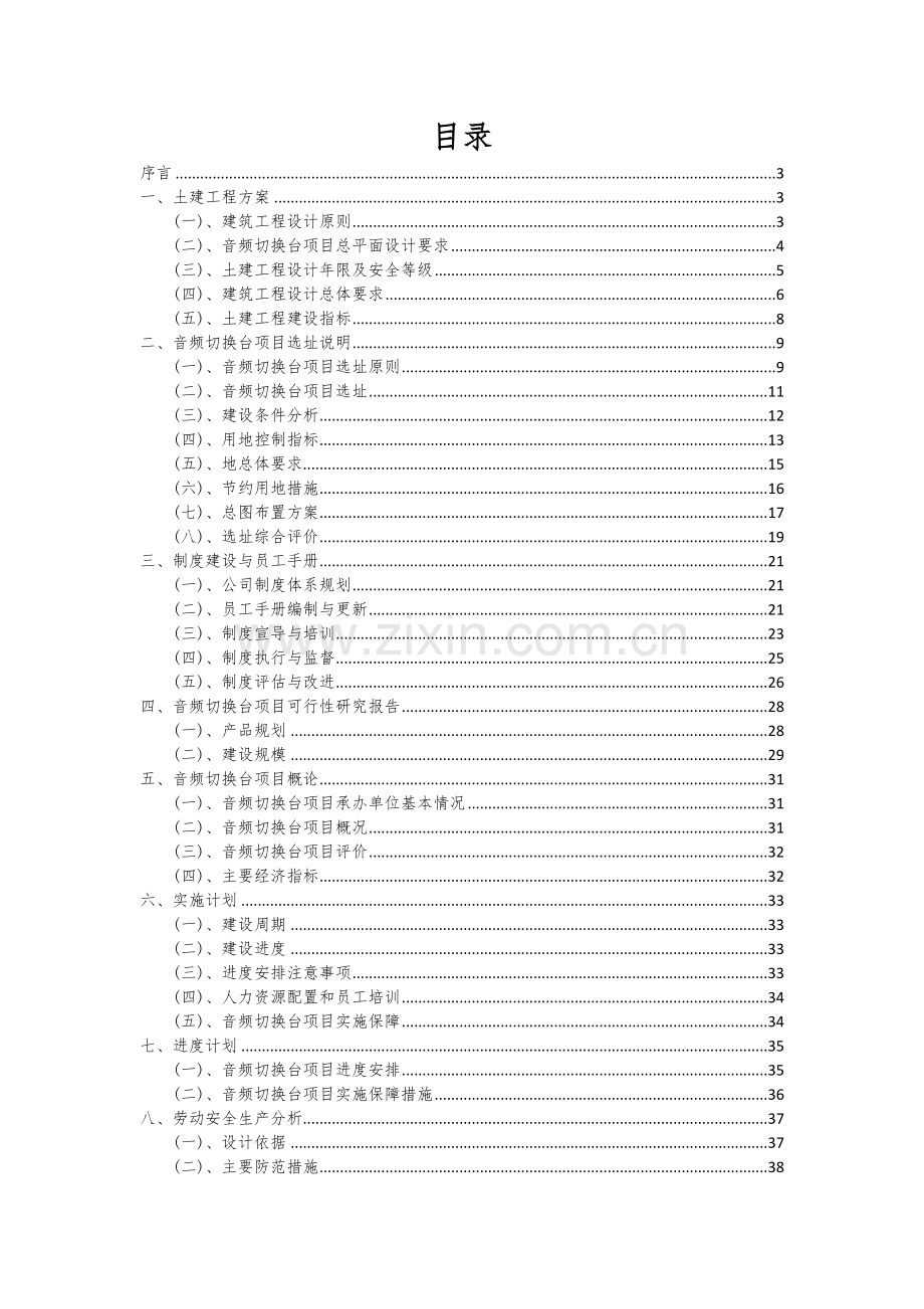 2024年音频切换台项目投资分析及可行性报告.docx_第2页