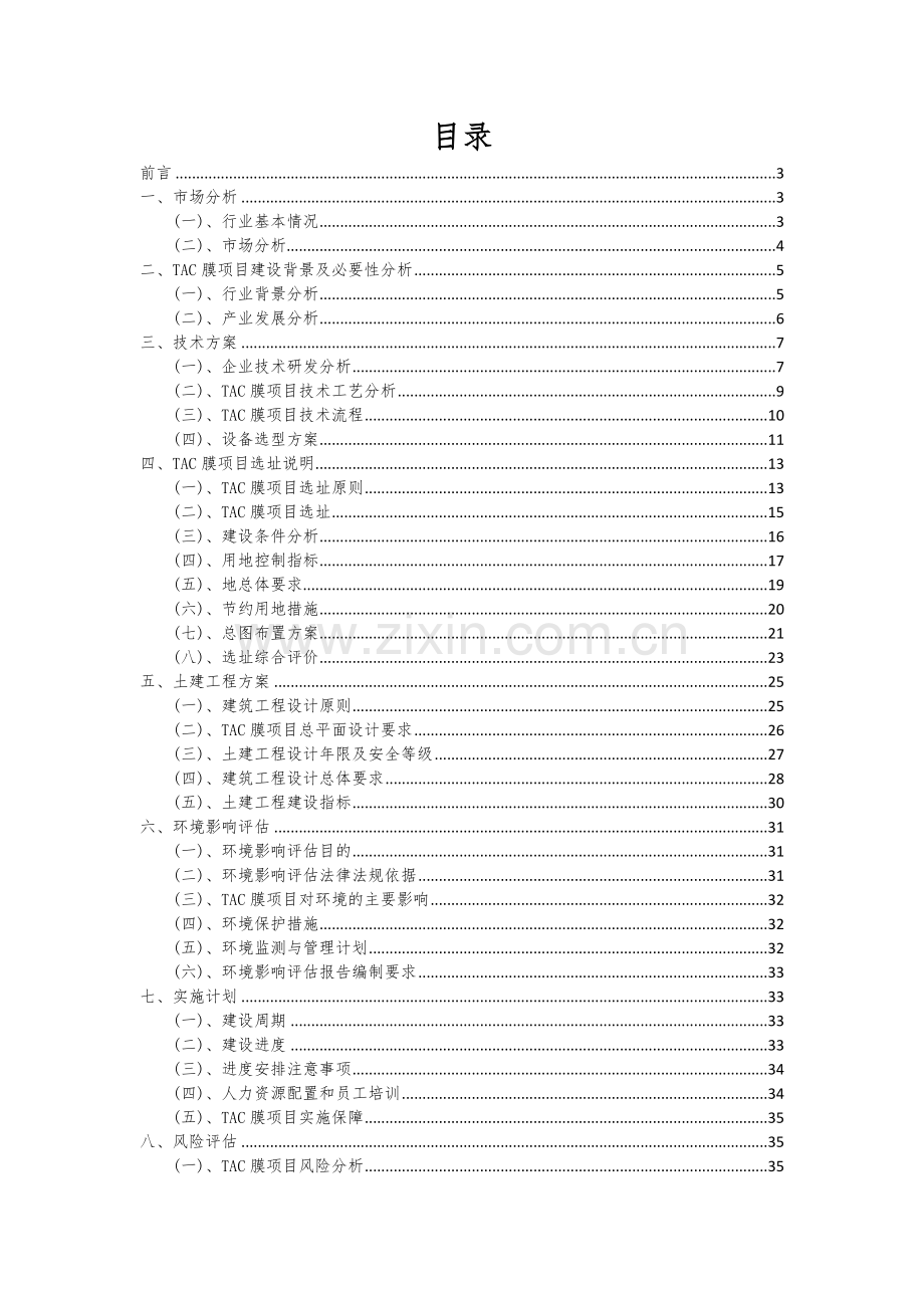 2024年TAC膜项目可行性分析报告.docx_第2页