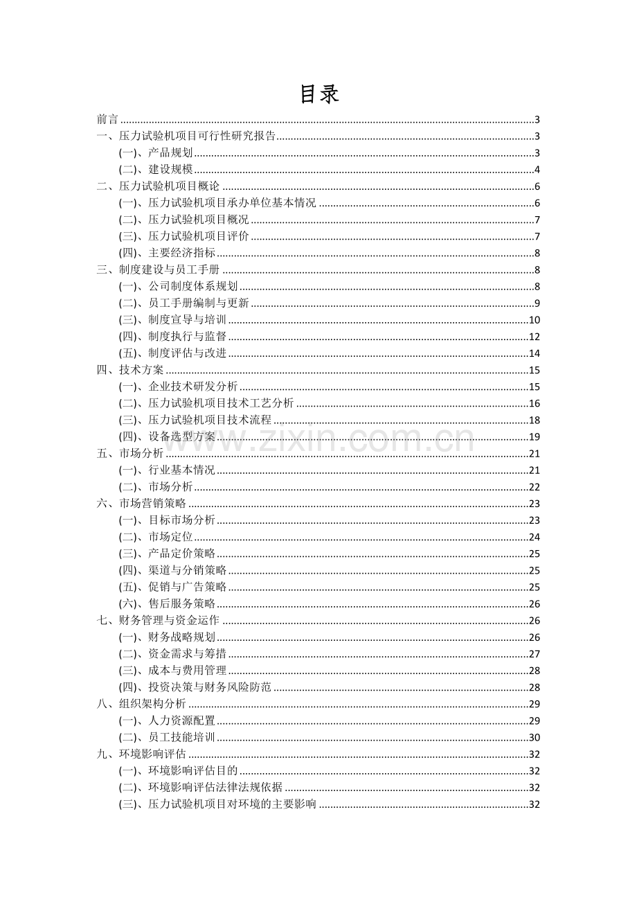 2024年压力试验机项目投资分析及可行性报告.docx_第2页