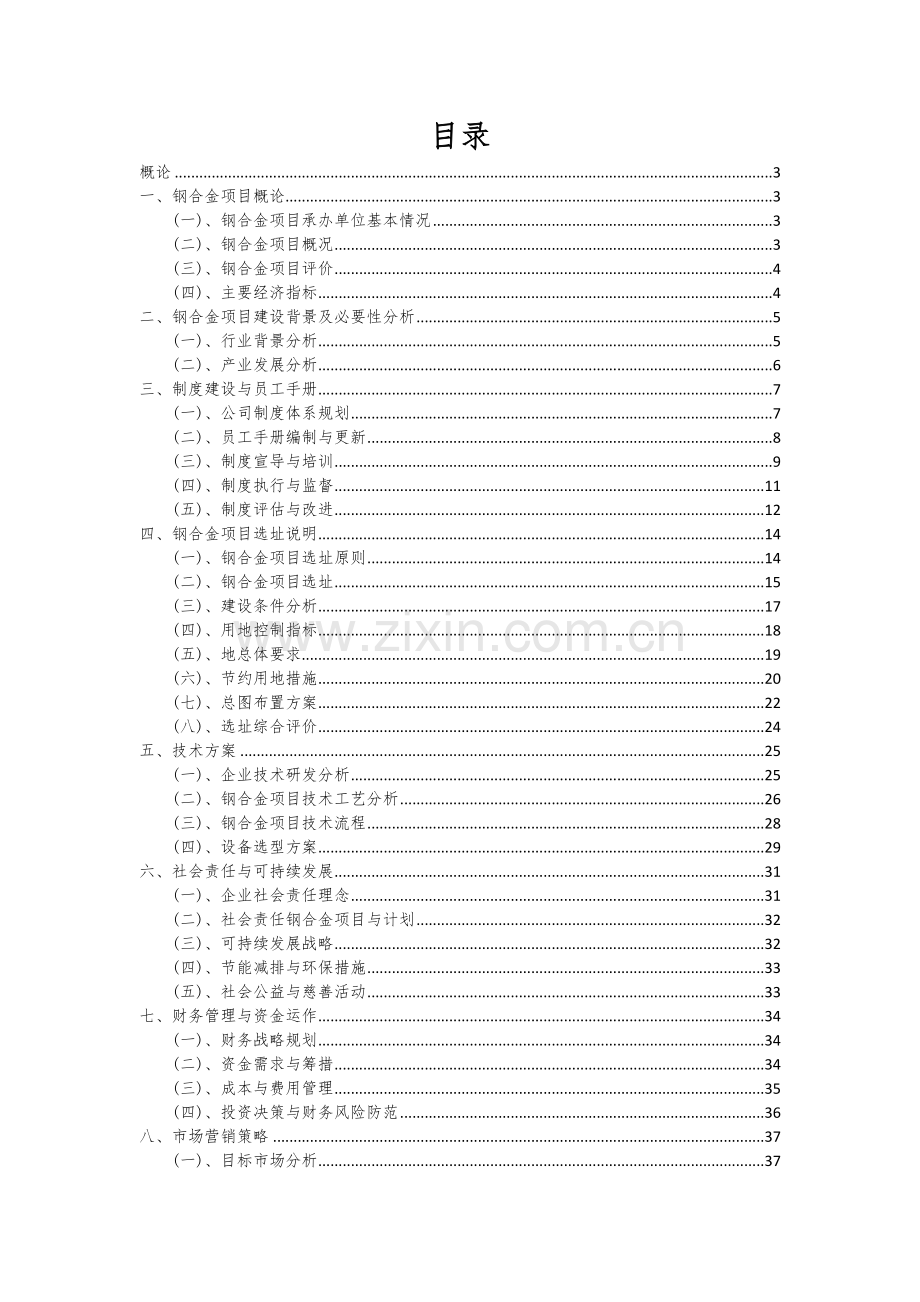 2024年钢合金项目深度研究分析报告.docx_第2页