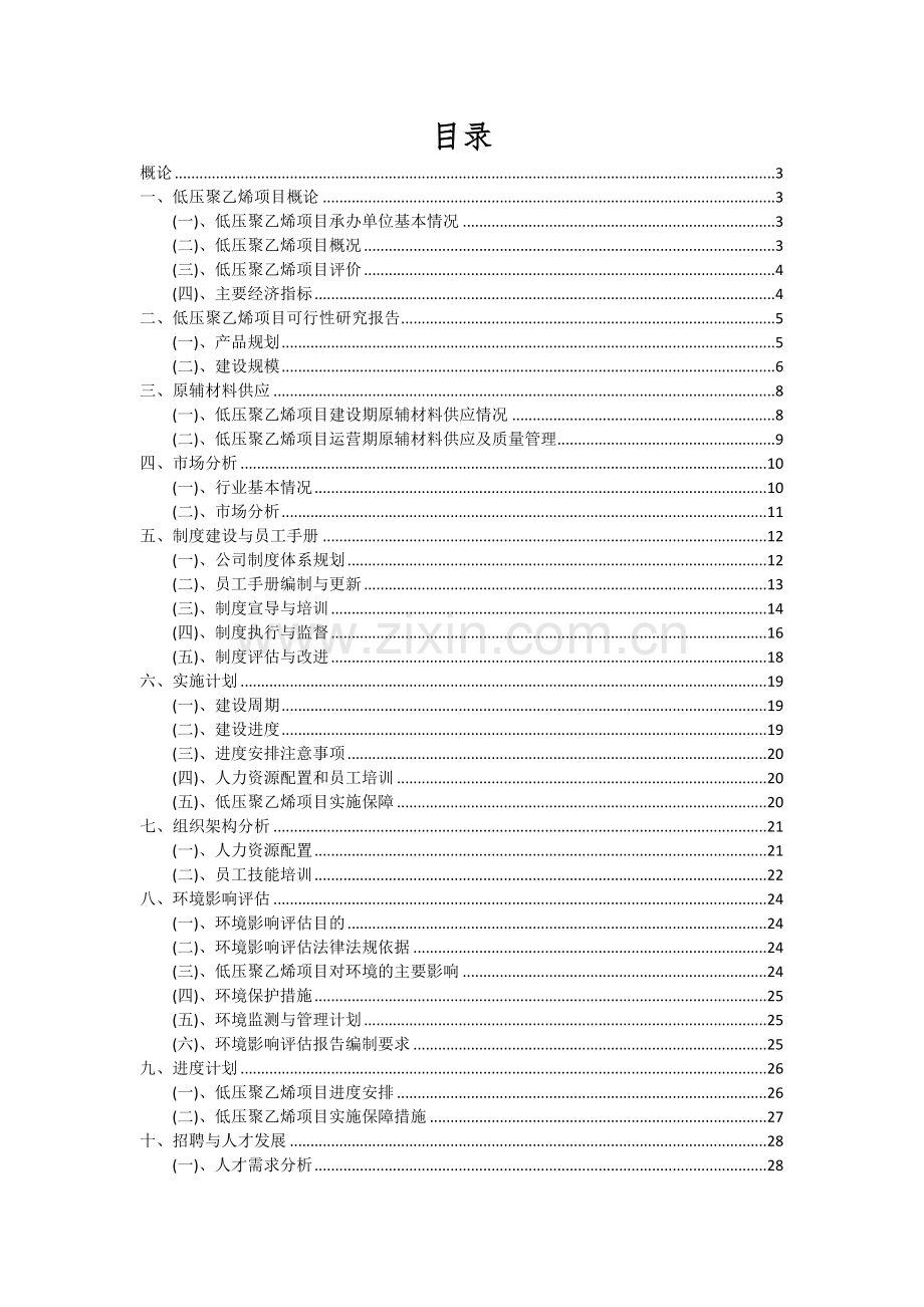 2024年低压聚乙烯项目可行性分析报告.docx_第2页