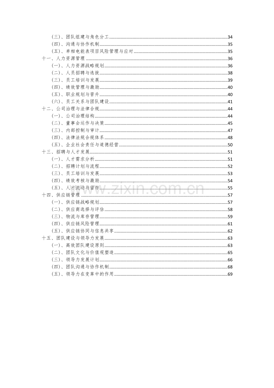 2024年单相电能表项目可行性分析报告.docx_第3页