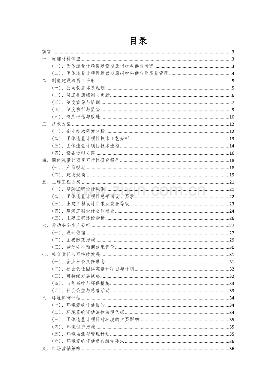 2024年固体流量计项目可行性研究报告.docx_第2页