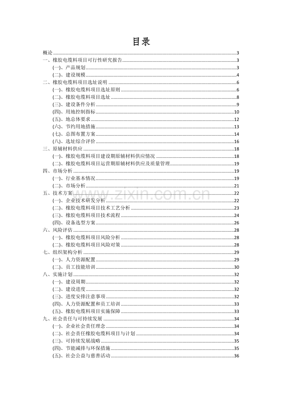 2024年橡胶电缆料项目可行性研究报告.docx_第2页