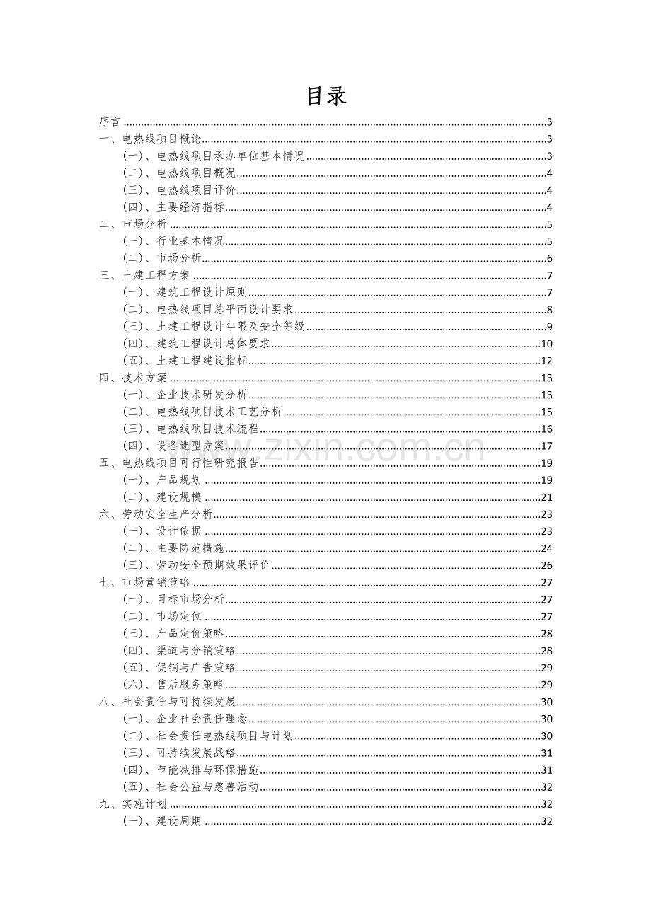 2024年电热线项目投资分析及可行性报告.docx_第2页