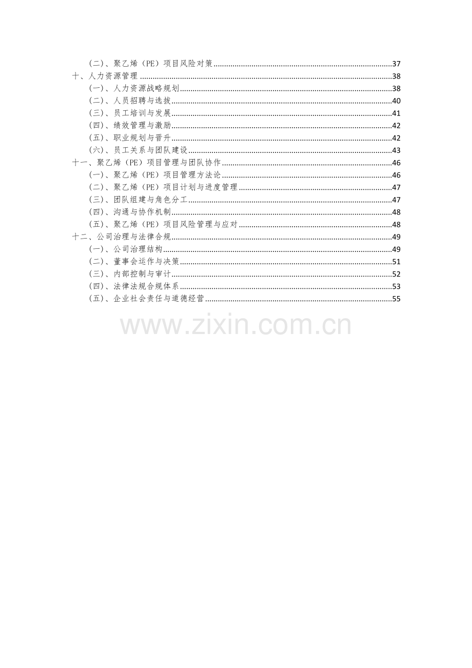 2024年聚乙烯(PE)项目可行性研究报告.docx_第3页