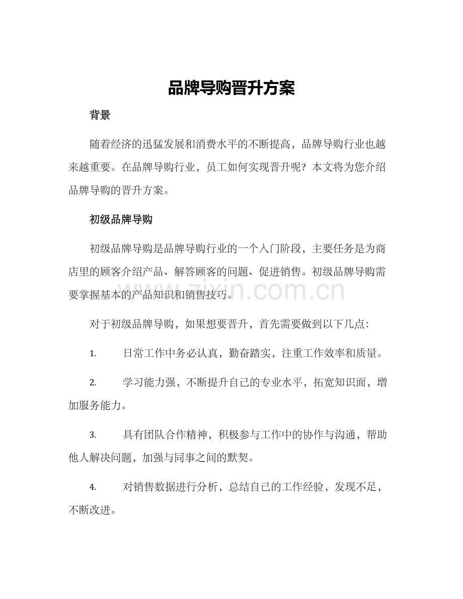 品牌导购晋升方案.docx_第1页