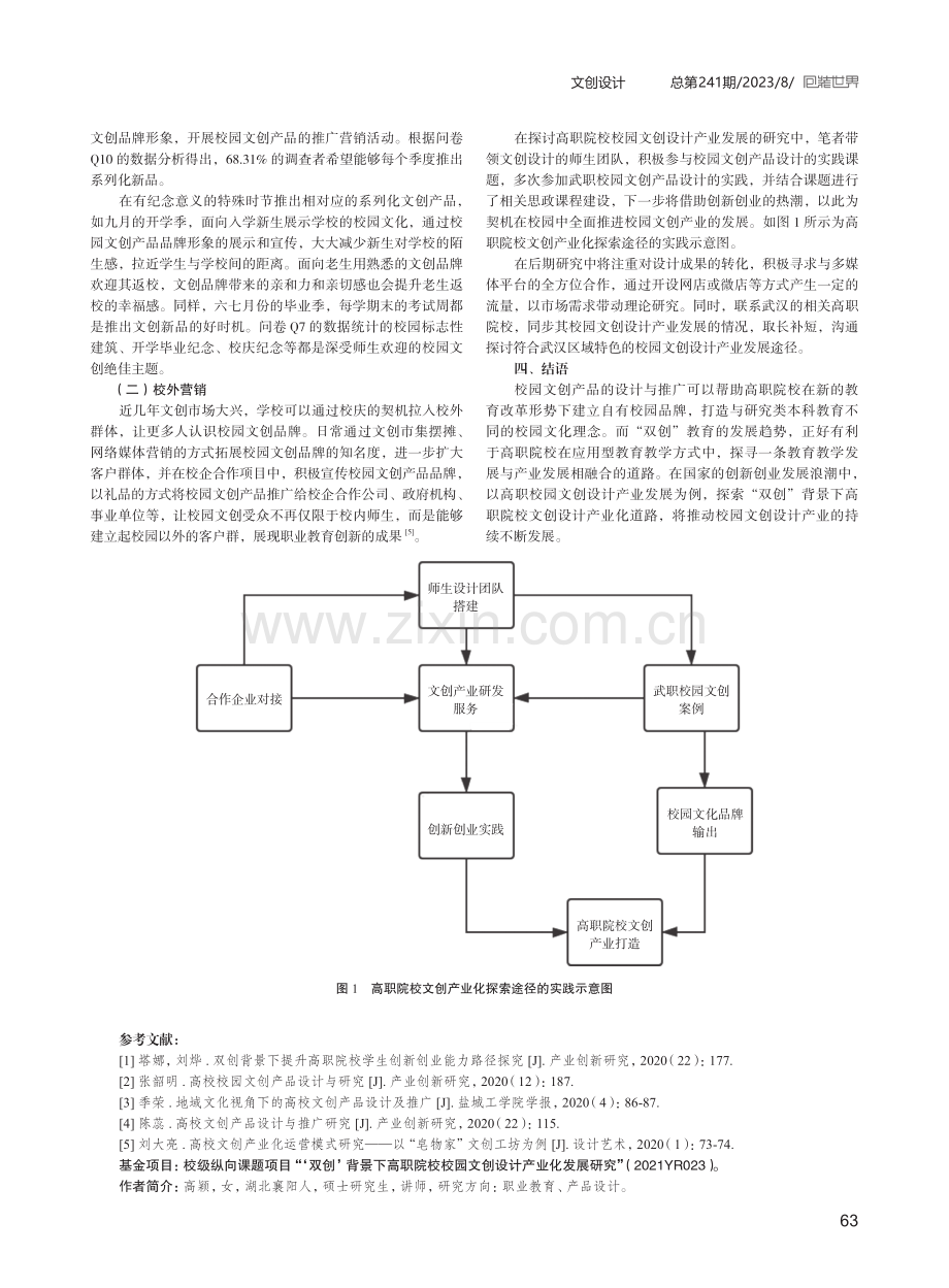 双创背景下高职院校校园文创产业发展的探究.pdf_第3页