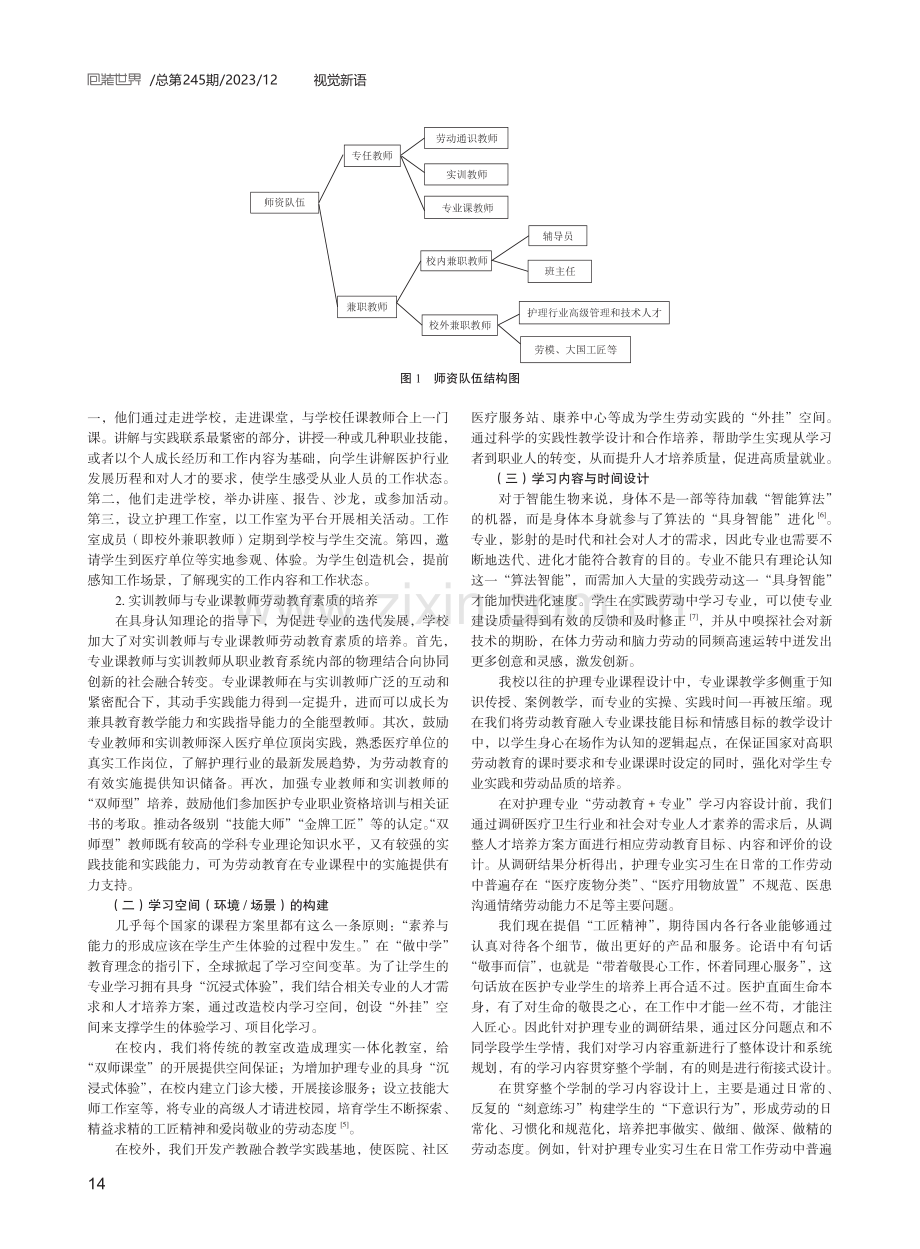 高职护理学专业劳动教育融入专业建设的探索.pdf_第2页