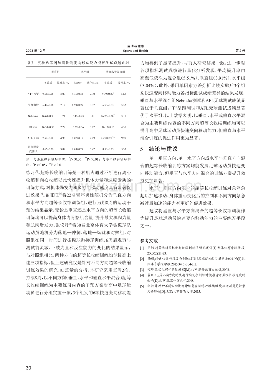 超等长训练对高中男足运动员移动能力的影响研究.pdf_第3页