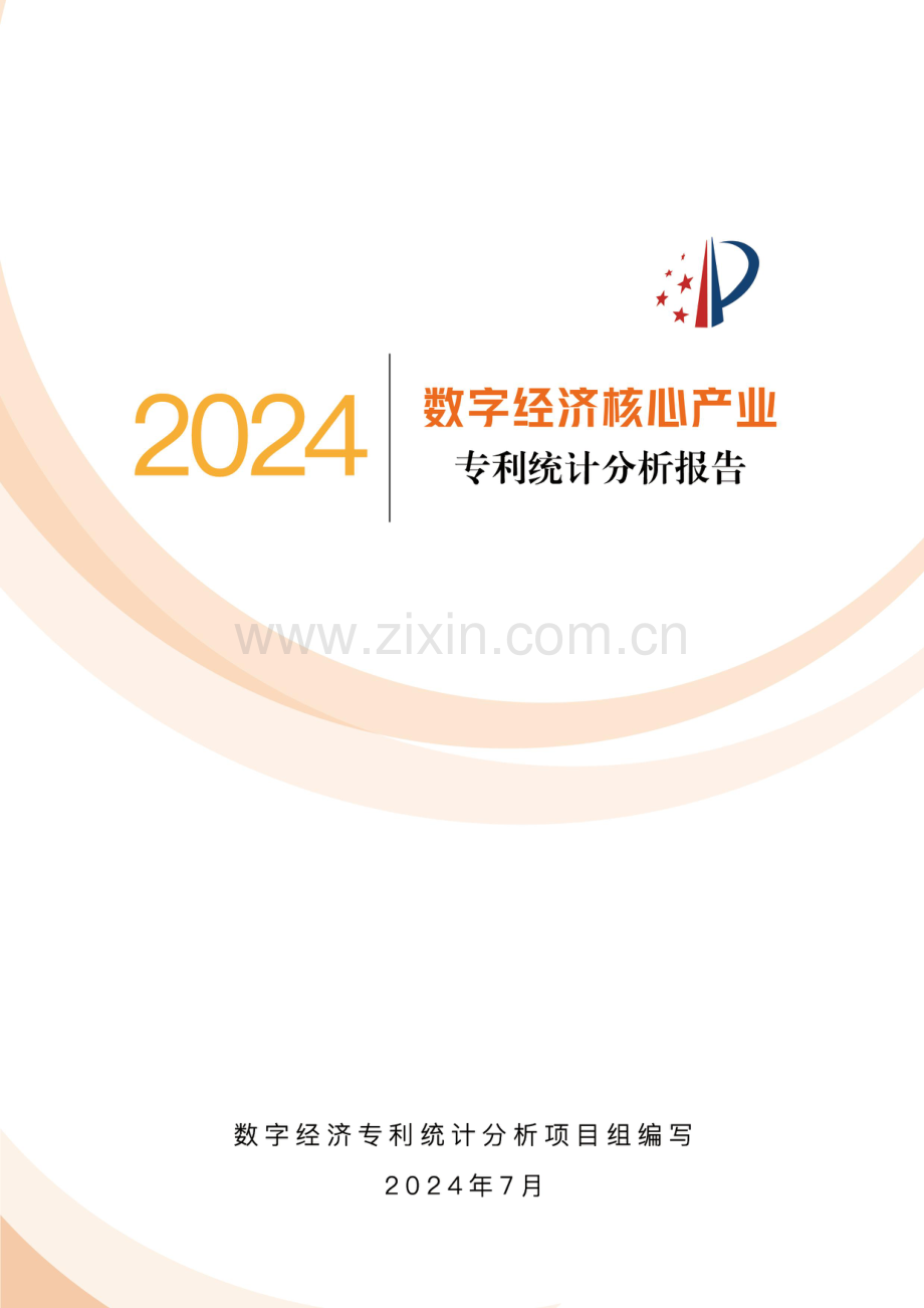 2024年数字经济核心产业专利统计分析报告.pdf_第1页