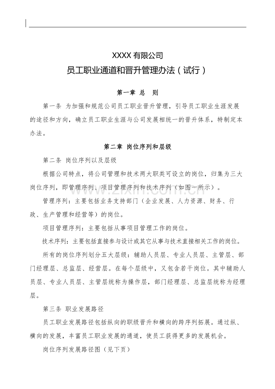 【职业通道规划】员工职业通道与晋升管理办法.docx_第1页