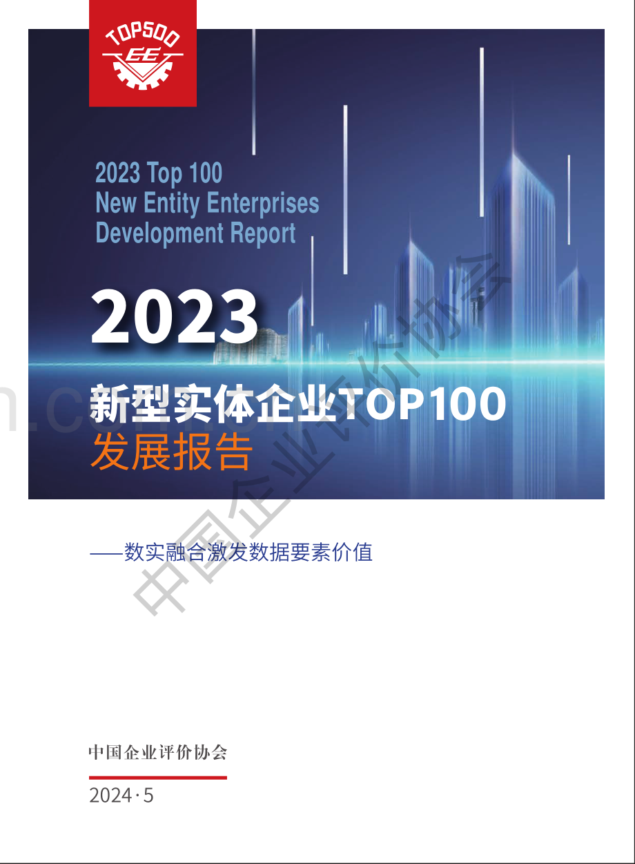 2023新型实体企业TOP100发展报告.pdf_第1页