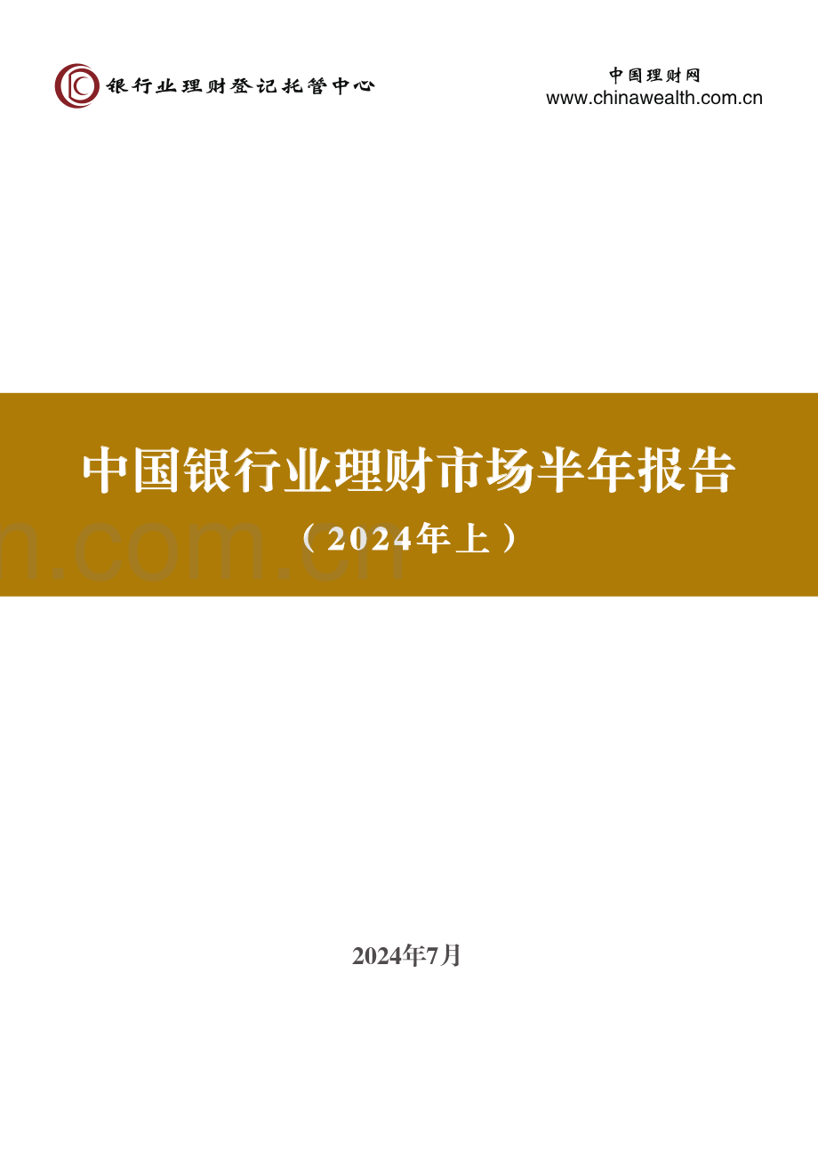 2024中国银行业理财市场半年报告.pdf_第1页