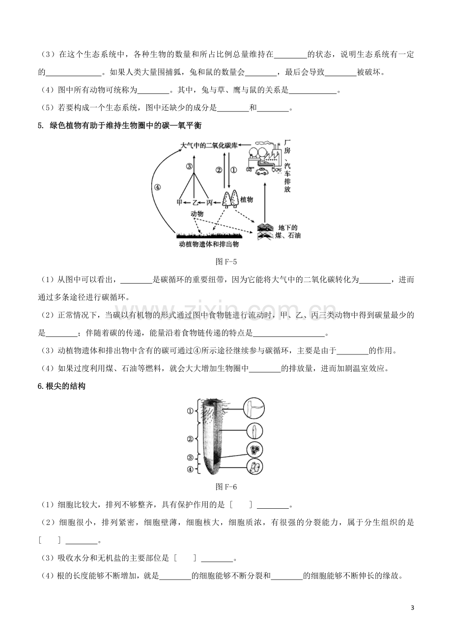 徐州专版2020中考生物复习方案附录01高频考点识图题汇总试题.docx_第3页