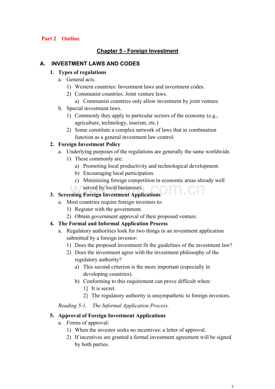 国际商法英文版：3 Chapter 5 investment.doc_第3页