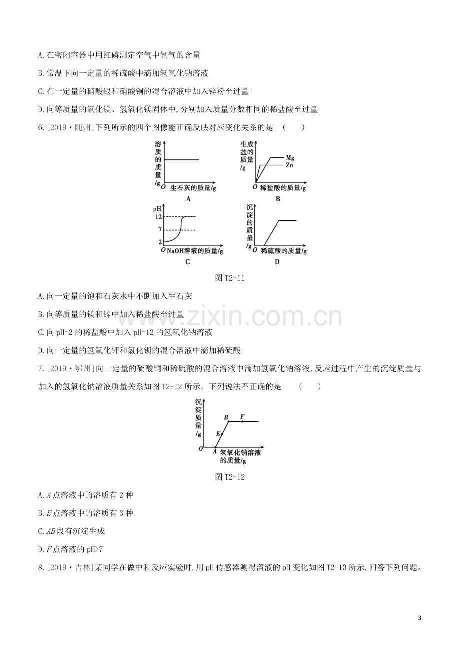 徐州专版2020中考化学复习方案题型突破02图标题试题.docx_第3页