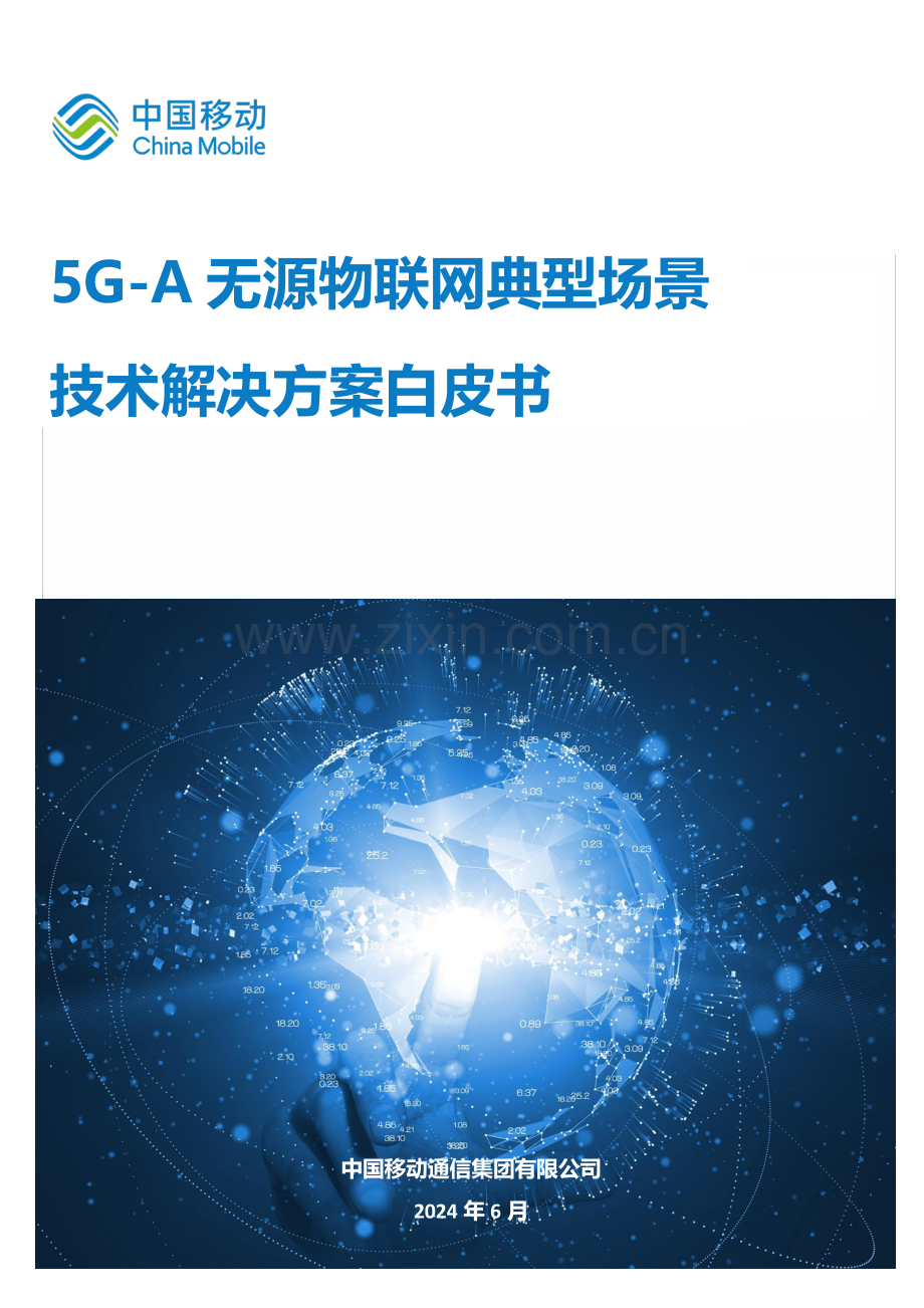 2024年5G-A无源物联网典型场景技术解决方案白皮书.pdf_第1页