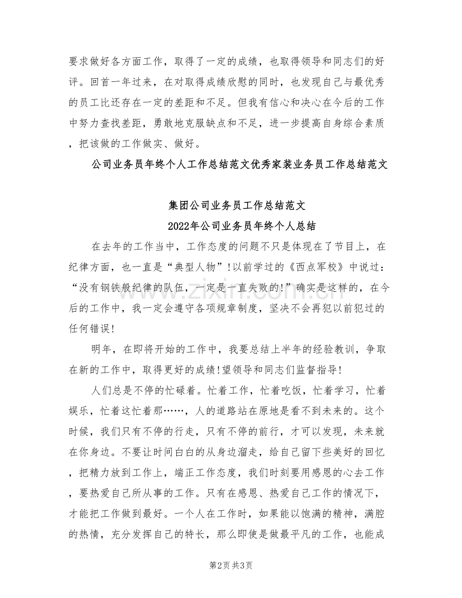 2022年公司业务员年终个人工作总结.doc_第2页