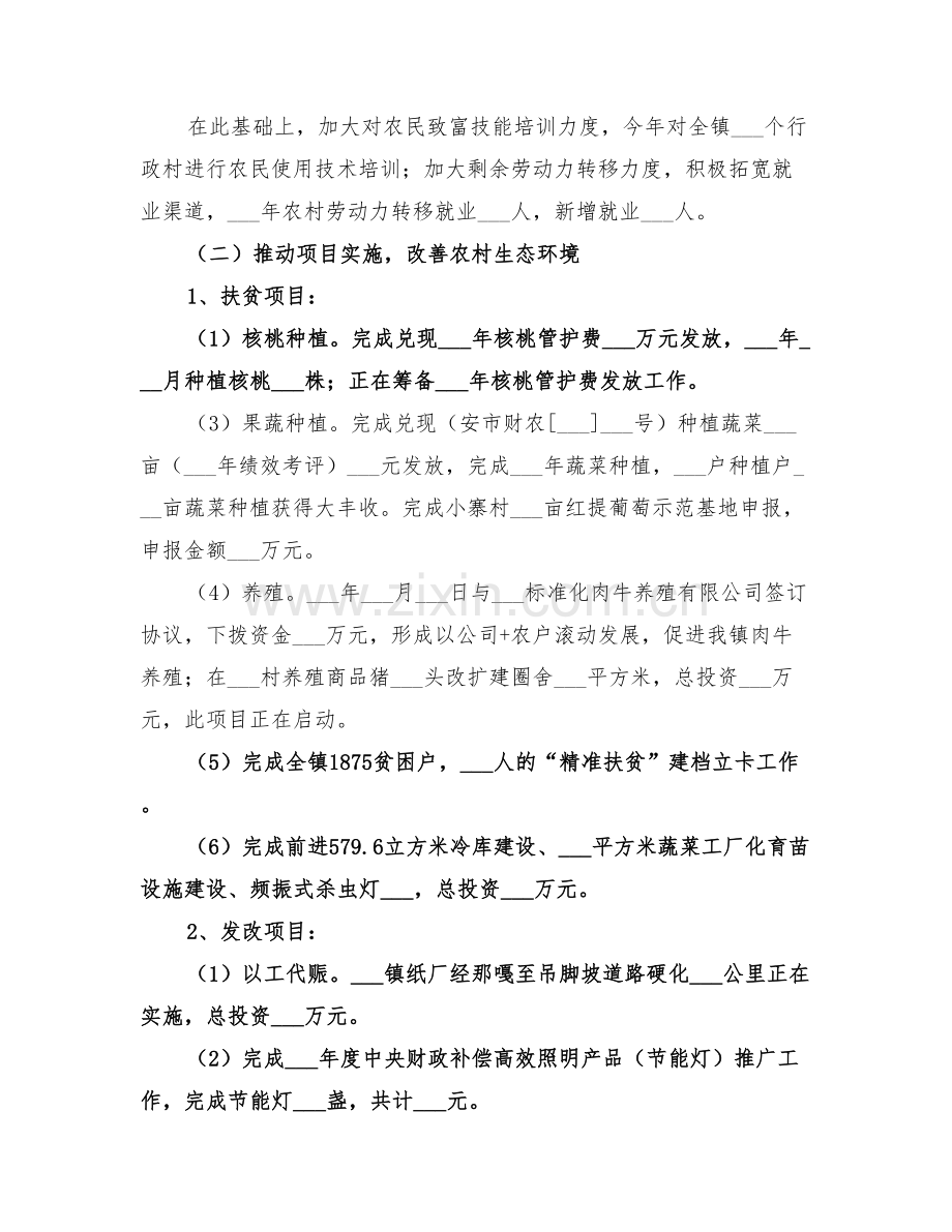 镇人民政府2022年工作总结.doc_第2页