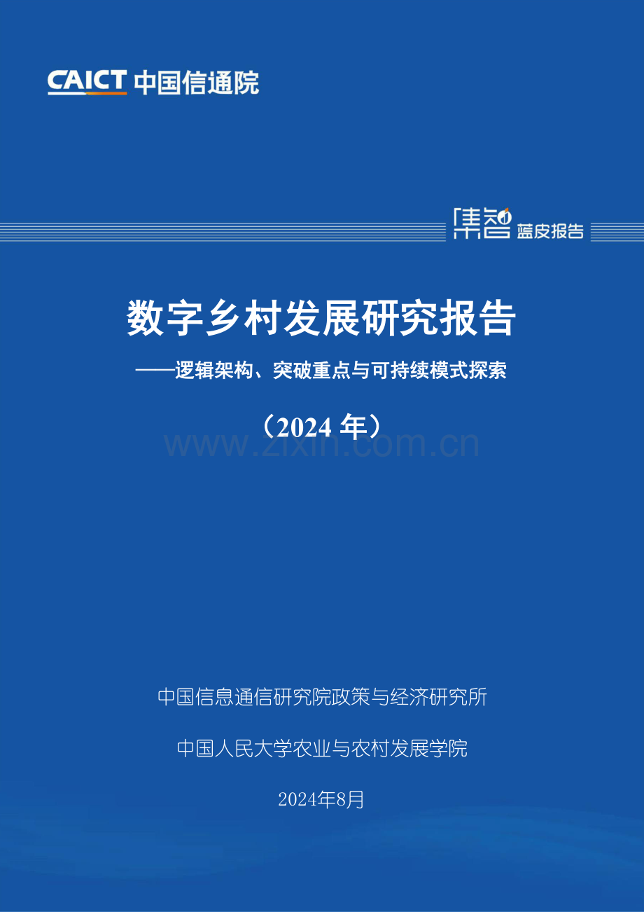 2024年数字乡村发展研究报告.pdf_第1页