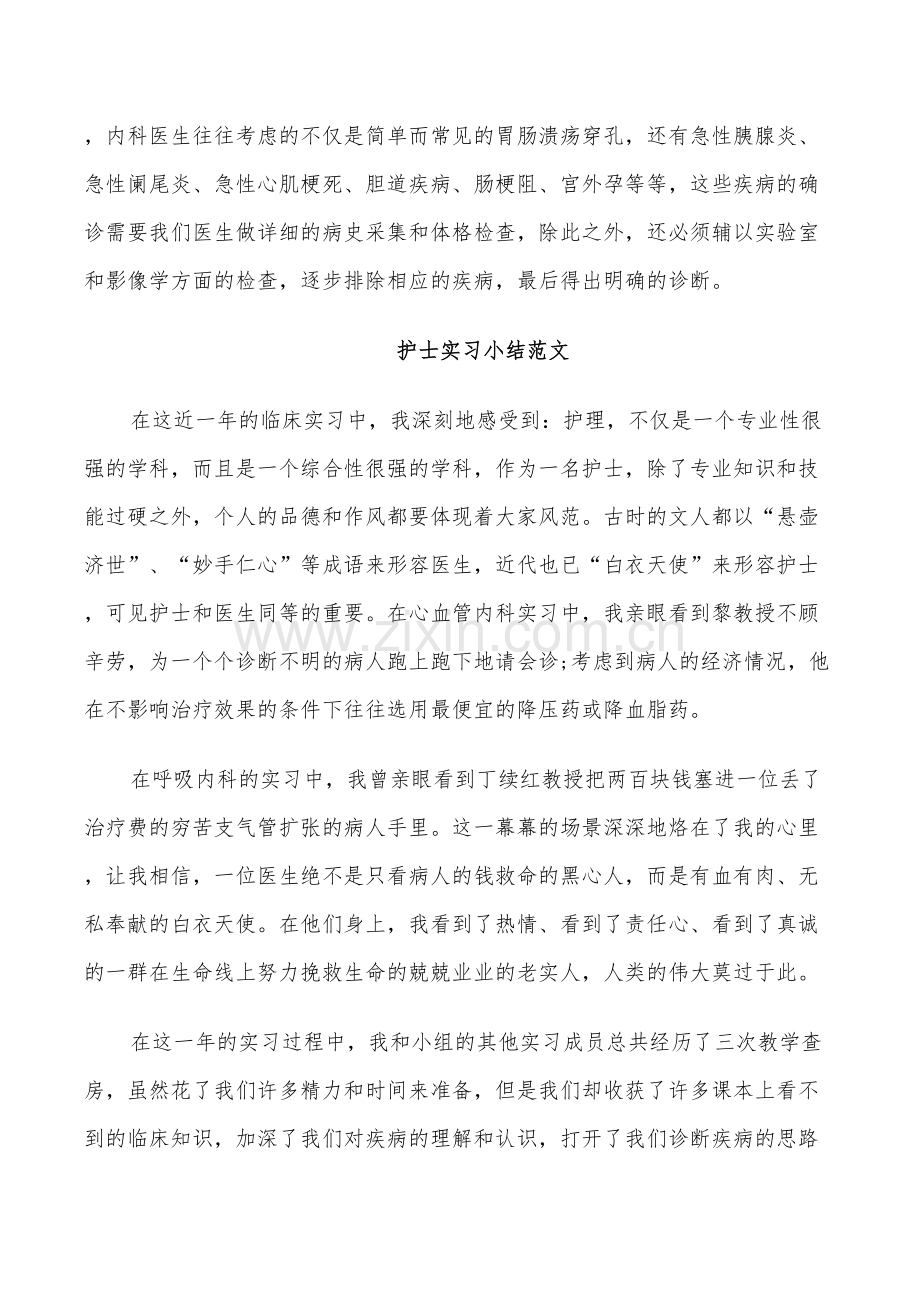 2022年护士实习小结范文.doc_第3页