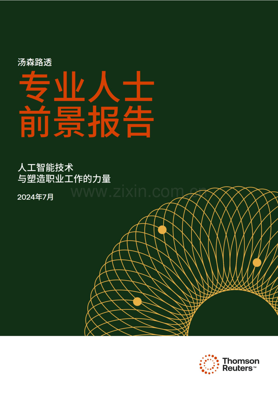 2024年人工智能技术与塑造职业工作的力量.pdf_第1页